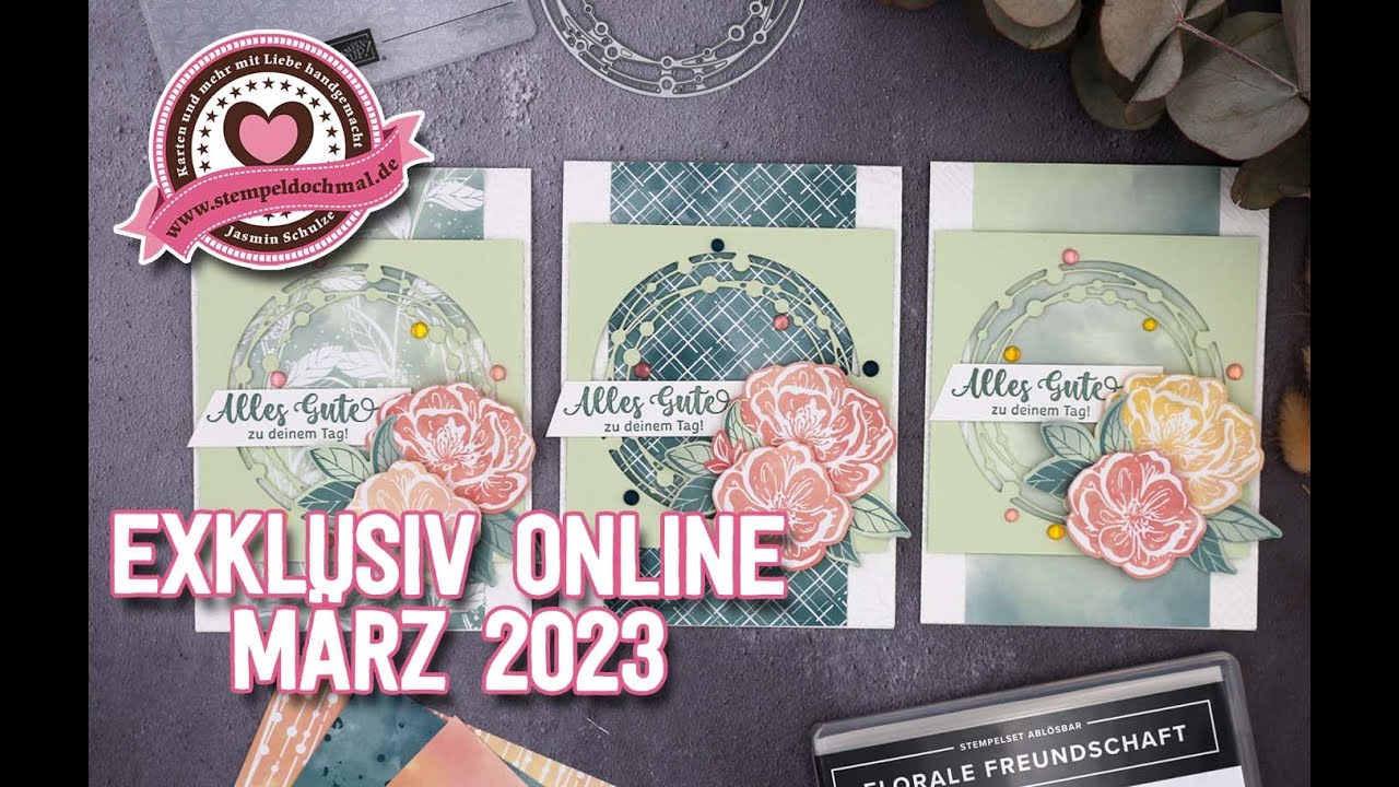 Tutorial: Exklusiv Online März 2023 mit Produkten von Stampin' Up!