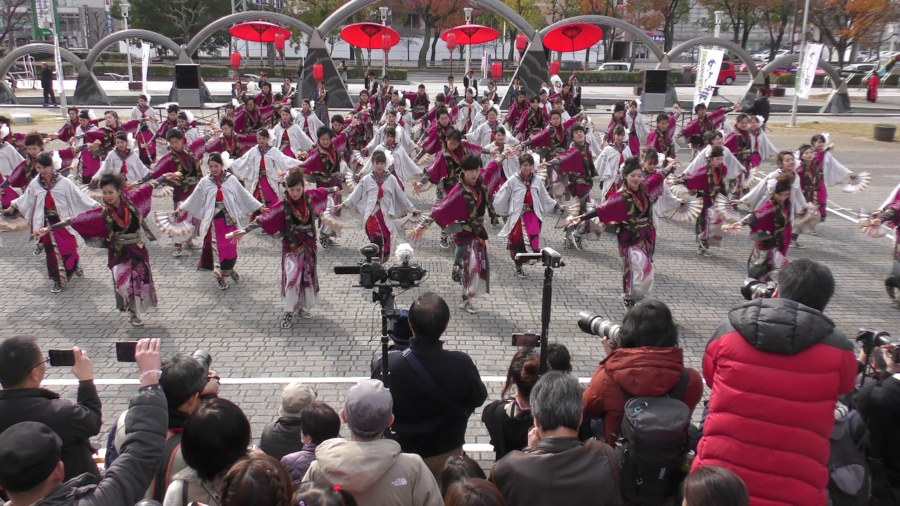 百華夢想（神楽）  2017.11.26四日市よさこい 市民公園会場