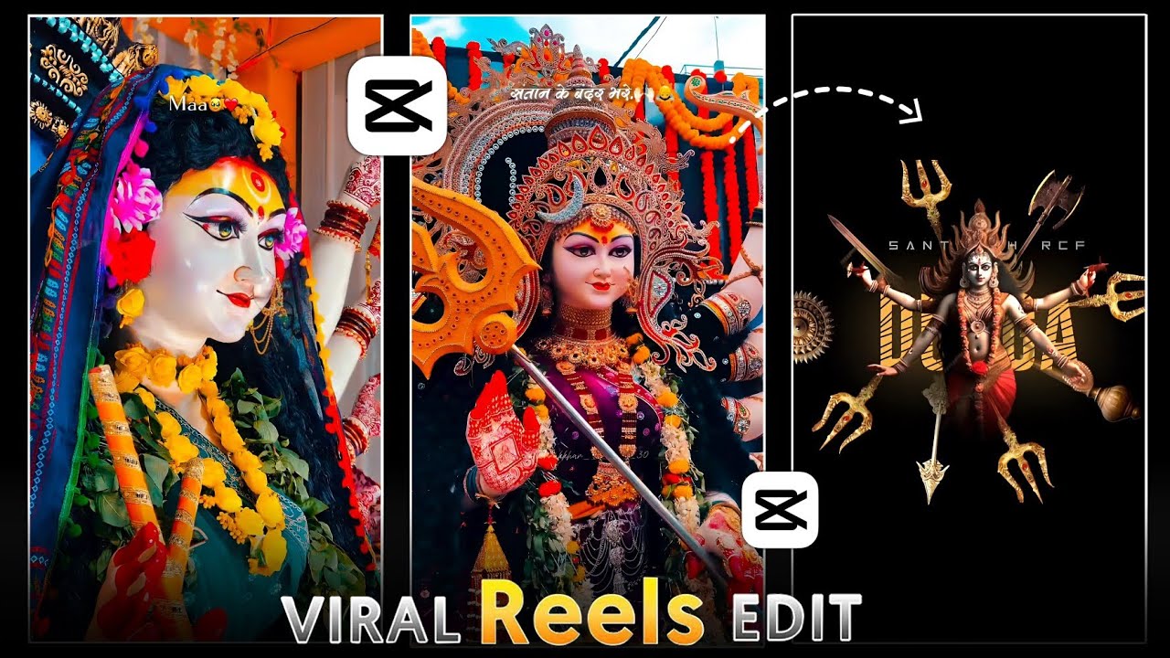 Navratri Video Editing Capcut || Durga Puja Video Editing Capcut || Navratri Video Editing 2024
