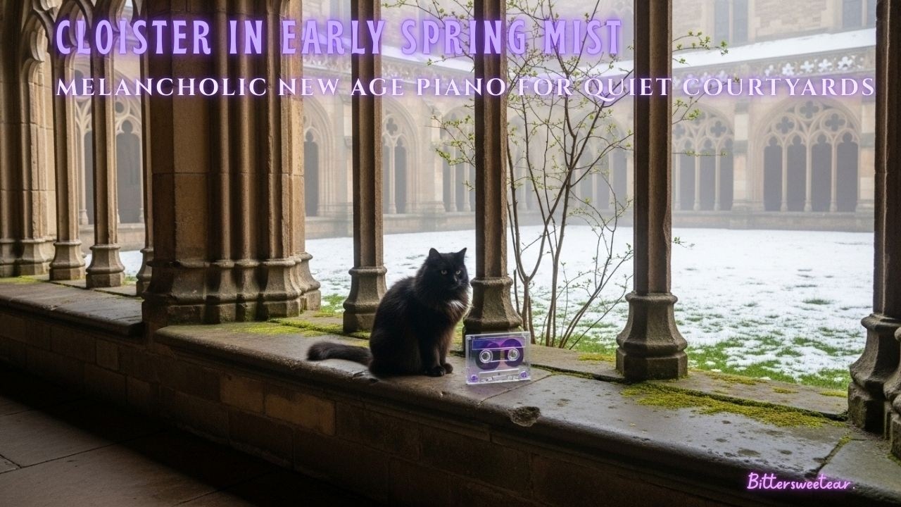 Mist & Moss in the Cloister 🕯️💜 Quiet Piano for March Awakening 3 Hours