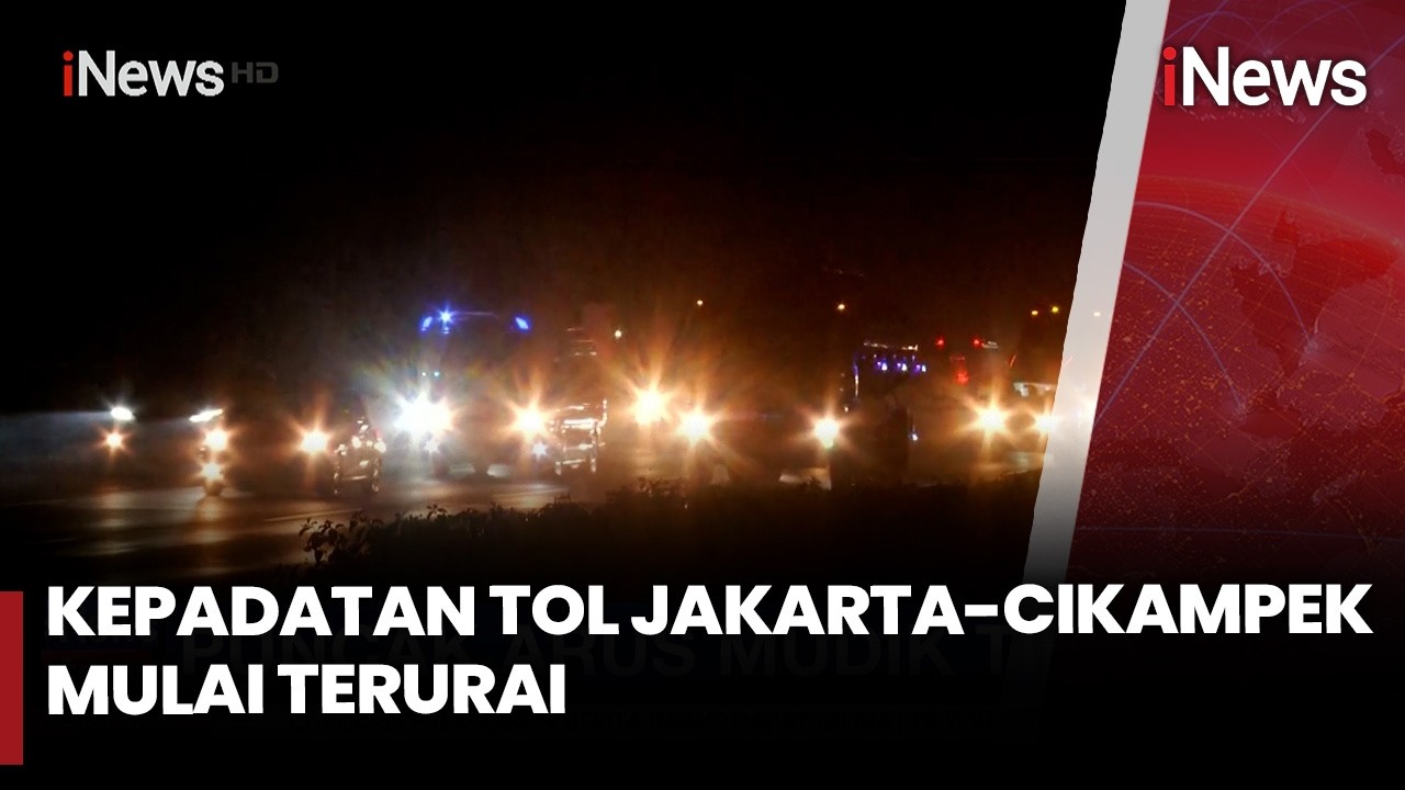 Tol Japek Mulai Lancar! Kepadatan Berangsur Terurai | iNews Terkini (19/3)