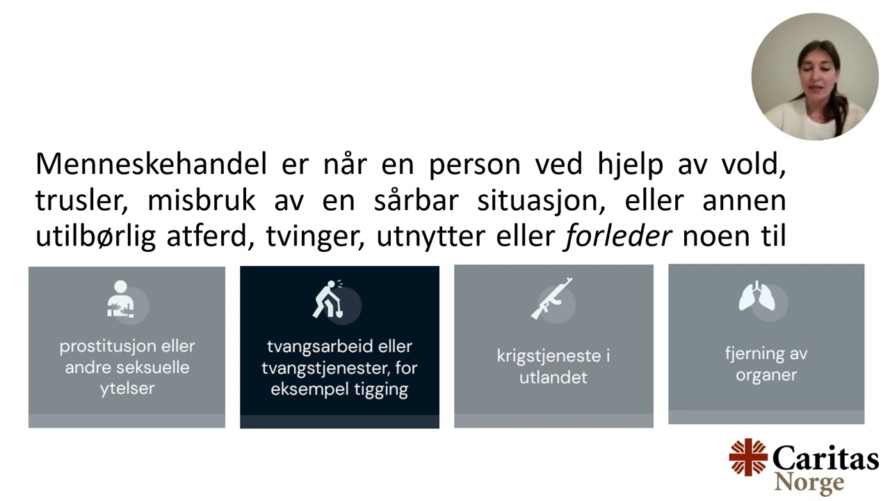 Hva er menneskehandel