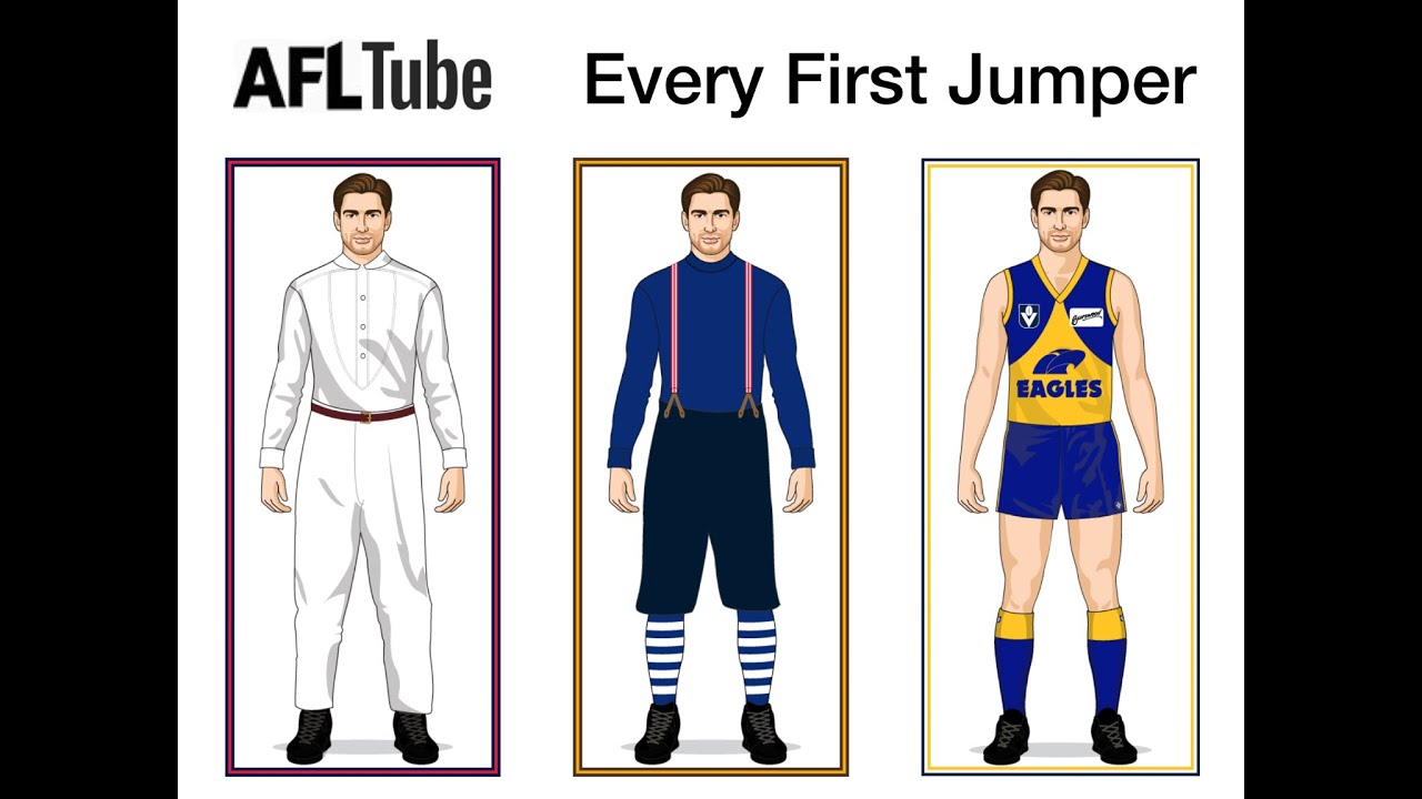 Every VFL/AFL Team’s First Ever Jumper | 1858 - 2019