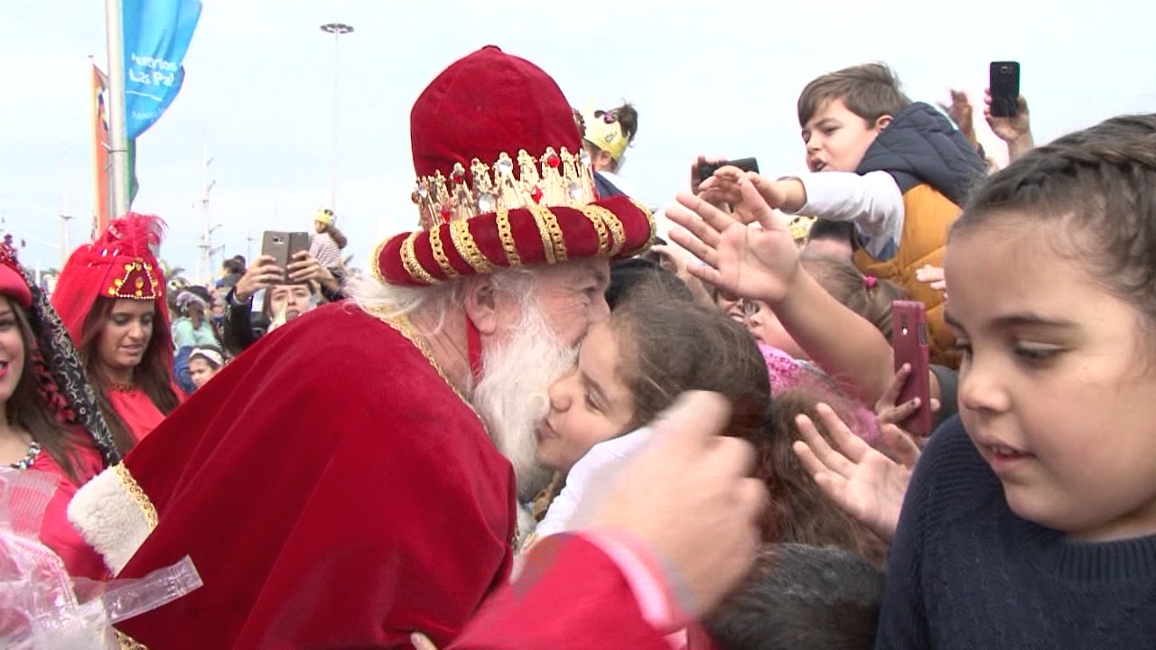 Los Reyes Magos llegan a Las Palmas de Gran Canaria