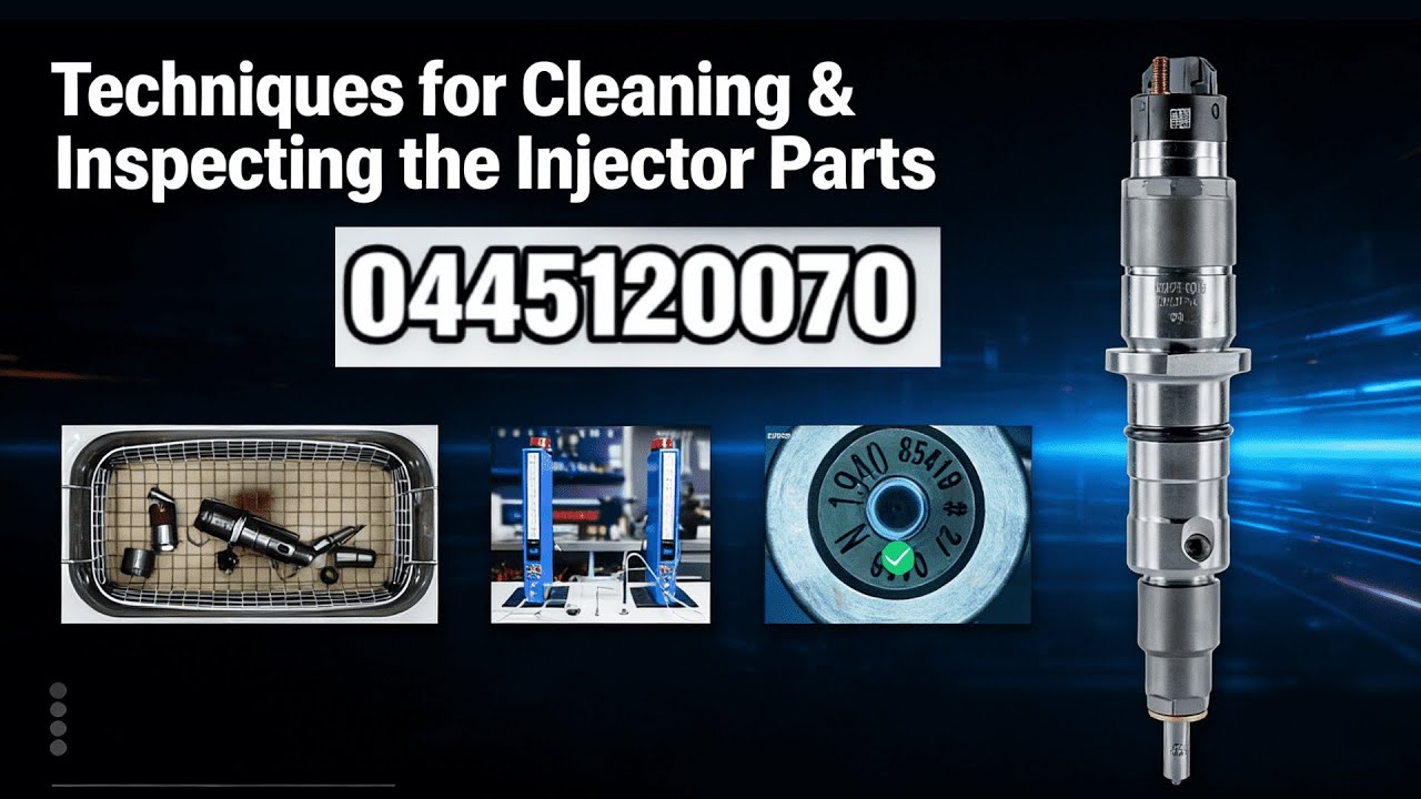 【7-5】Unlock Peak Performance: Cleaning & Inspecting 0445120070 Fuel Injector Parts!