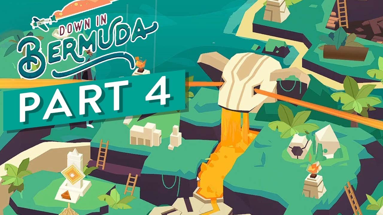 Down in Bermuda Walkthrough Part 4 Lava Island - Red Key + Sheep Puzzle