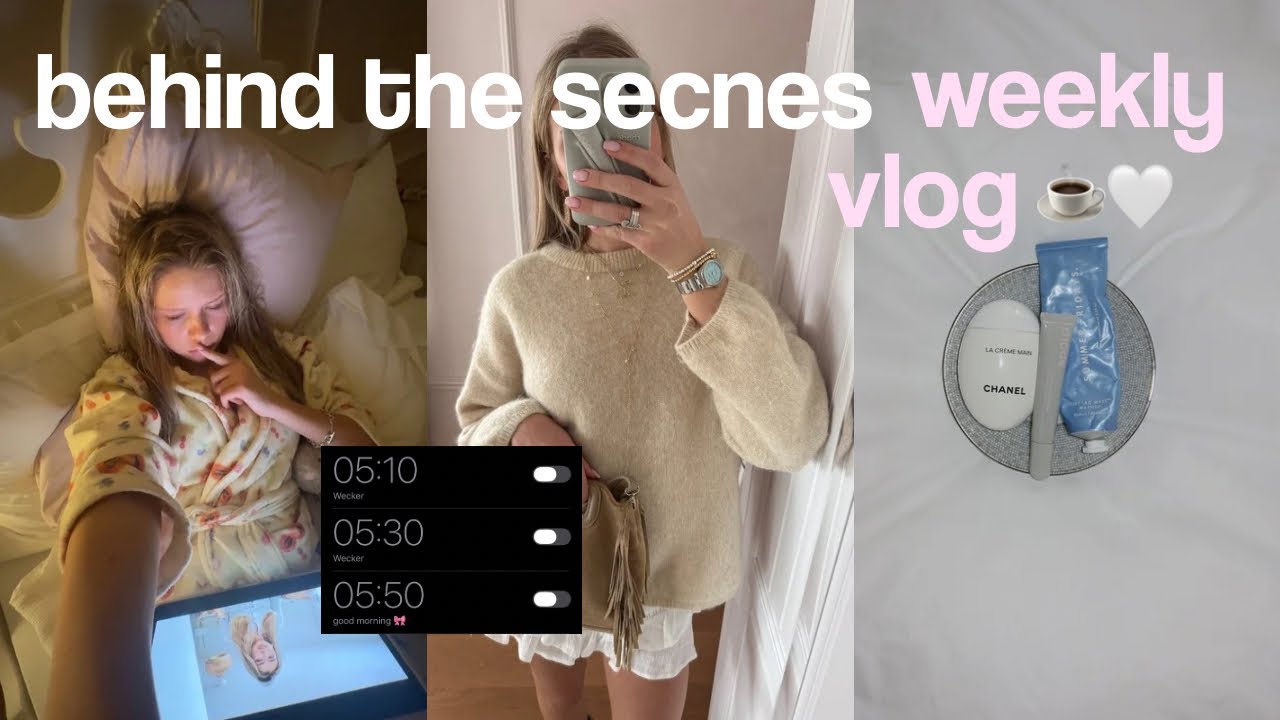 Behind the scenes(was zeig ich euch nicht?) weekly vlog 🤍