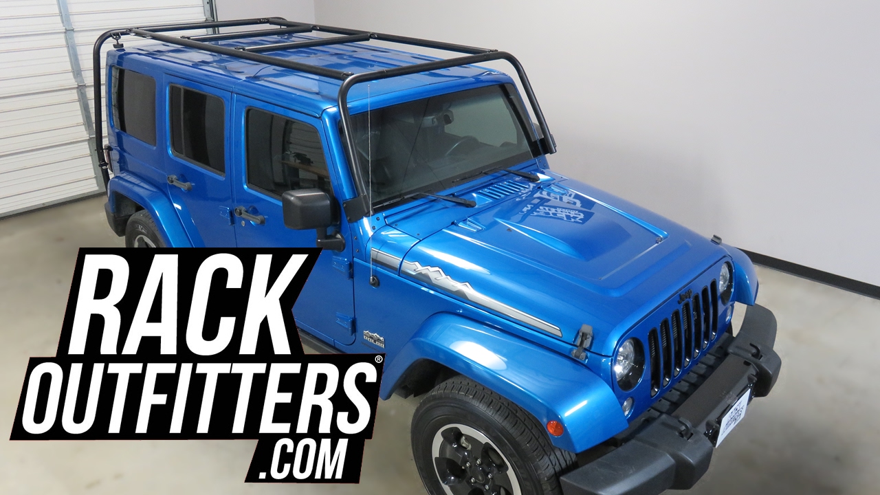 Jeep Wrangler Unlimited with Garvin Wilderness Adventure Off Road Rack