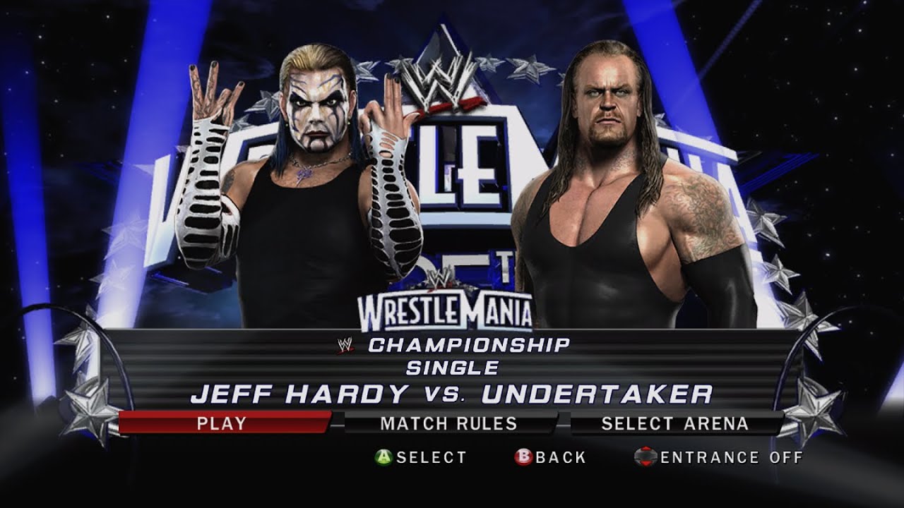 WWE Smackdown vs. Raw 2010 | Jeff Hardy vs. Undertaker