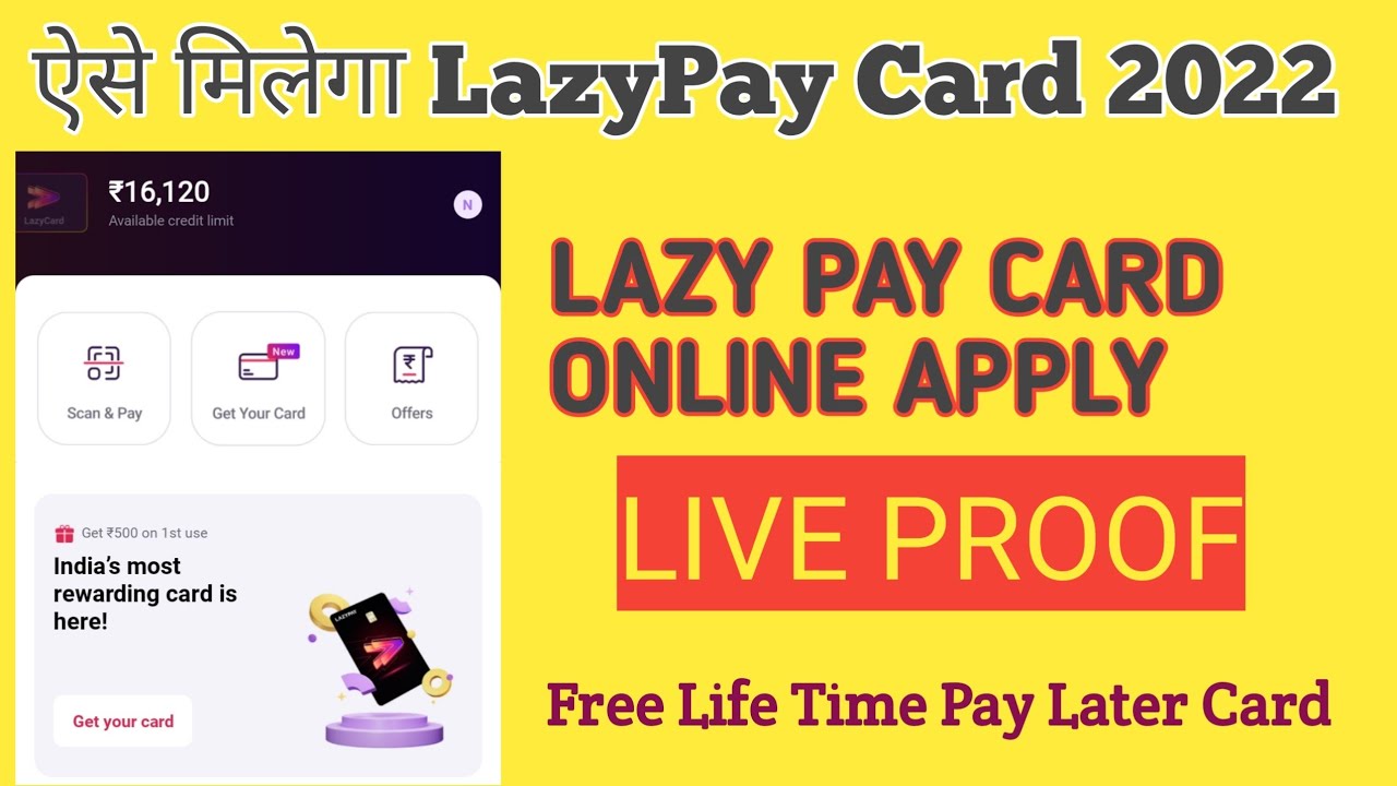 Apply LazyPay Card 2022 | How To Apply and Order LazyPay Card | LazyPay Lifetime Free Card