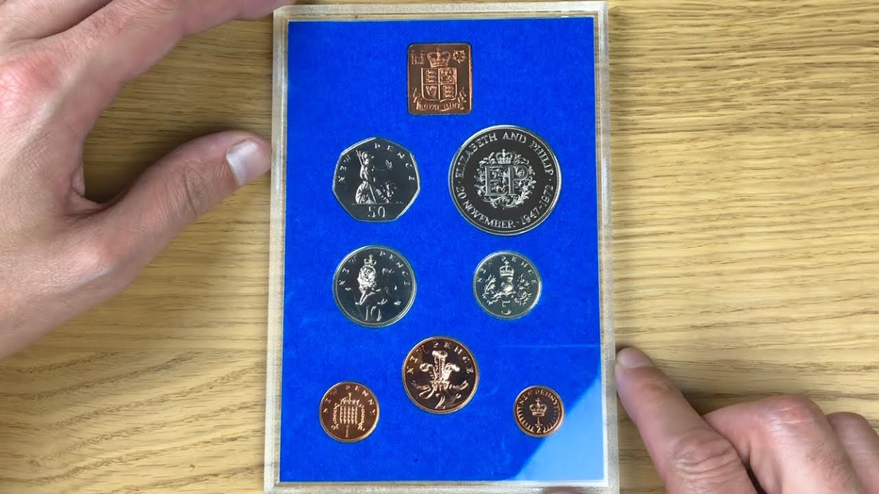 6 Rare NIFC Coins In This 1972 UK Annual Coin Set!