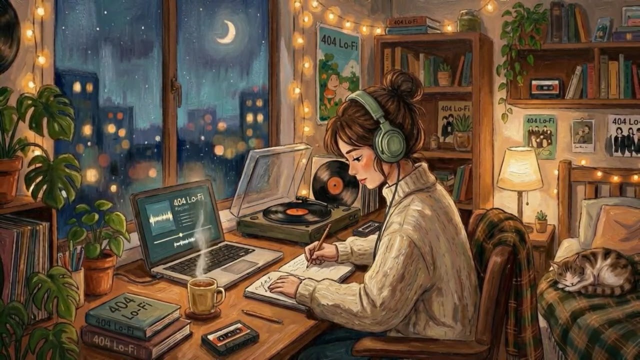 The Perfect Background Noise For Your Most Productive Late Night Study Sessions