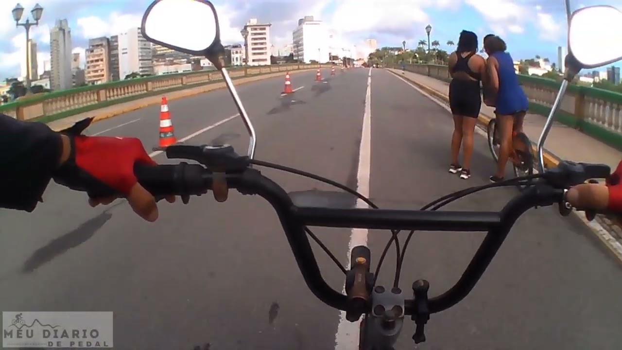 DA PONTE GIRATÓRIA ATÉ A RUA PRINCESA ISABEL RECIFE (bike vlog)