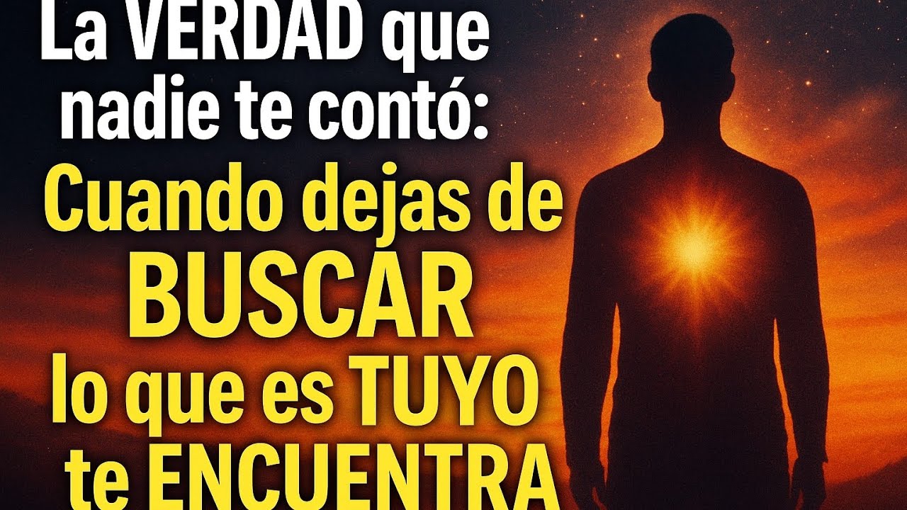 🔥 La VERDAD que nadie te contó: Cuando dejas de BUSCAR, lo que es TUYO te ENCUENTRA 🔥