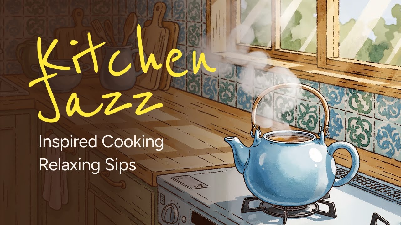 Joyful Kitchen Vibes ☕ Positive Instrumental Jazz for Cooking & Coffee