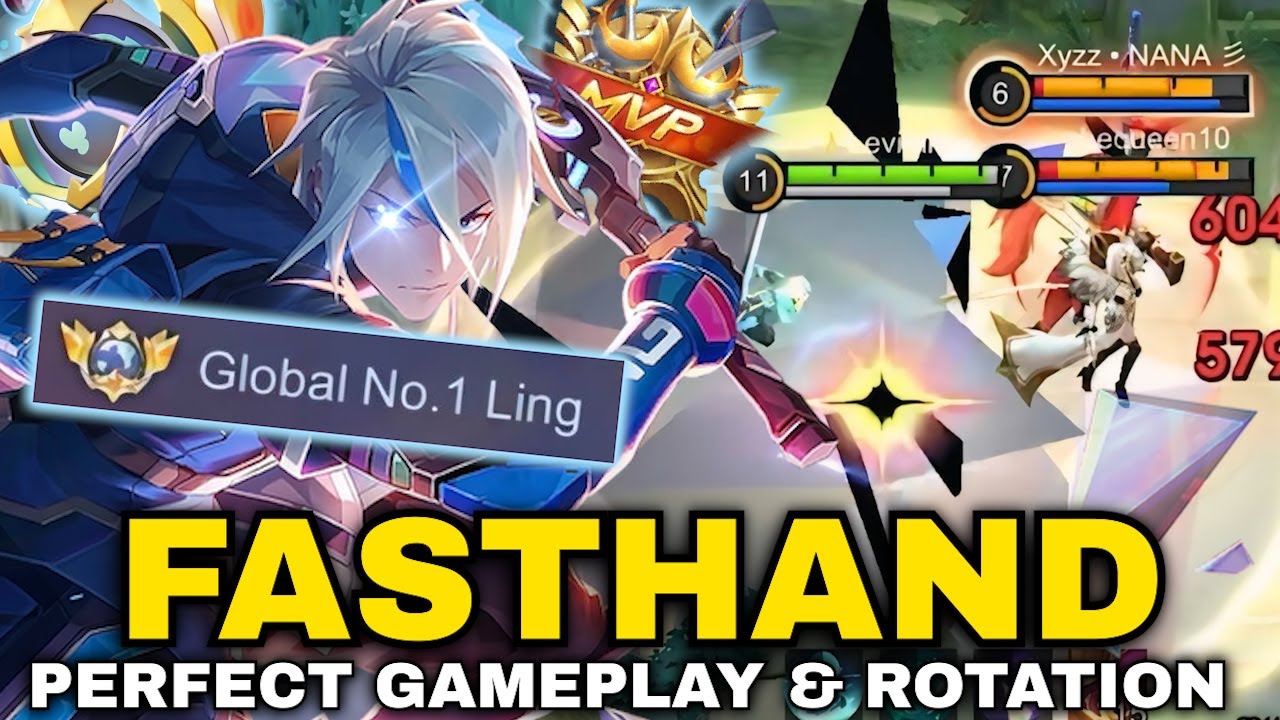 LING M-WORLD FASTHAND PERFECT GAMEPLAY & ROTATION TUTORIAL FOR BEGINNER WHEN ENEMY RUSH OUR BUFF!!