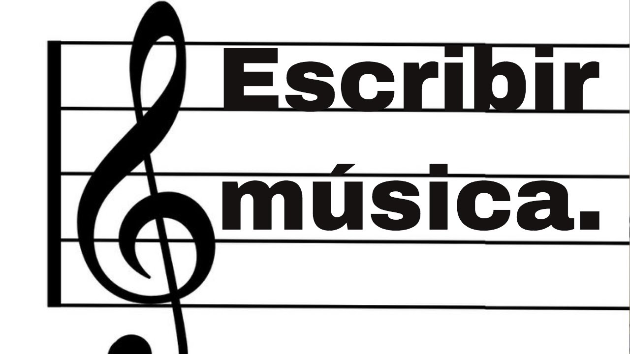 Cómo escribir música.