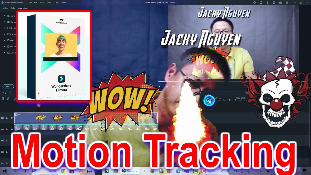 Motion Tracking in Filmora X Tutorial For Beginners