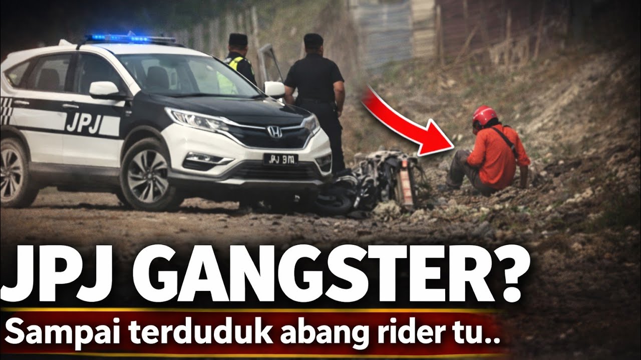 PEGAWAI JPJ HENTAM ABANG RIDER 