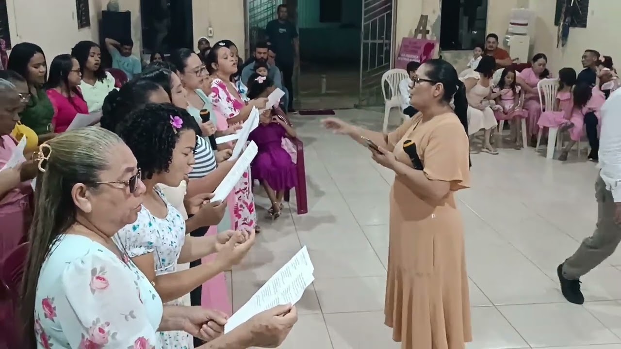 Louvor do Grupo de Mulheres no dia internacional da Mulher 2026 em Palmares 