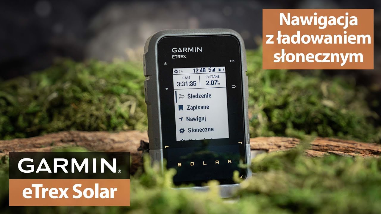 Garmin eTrex Solar - Nawigacja GPS z doładowaniem słonecznym