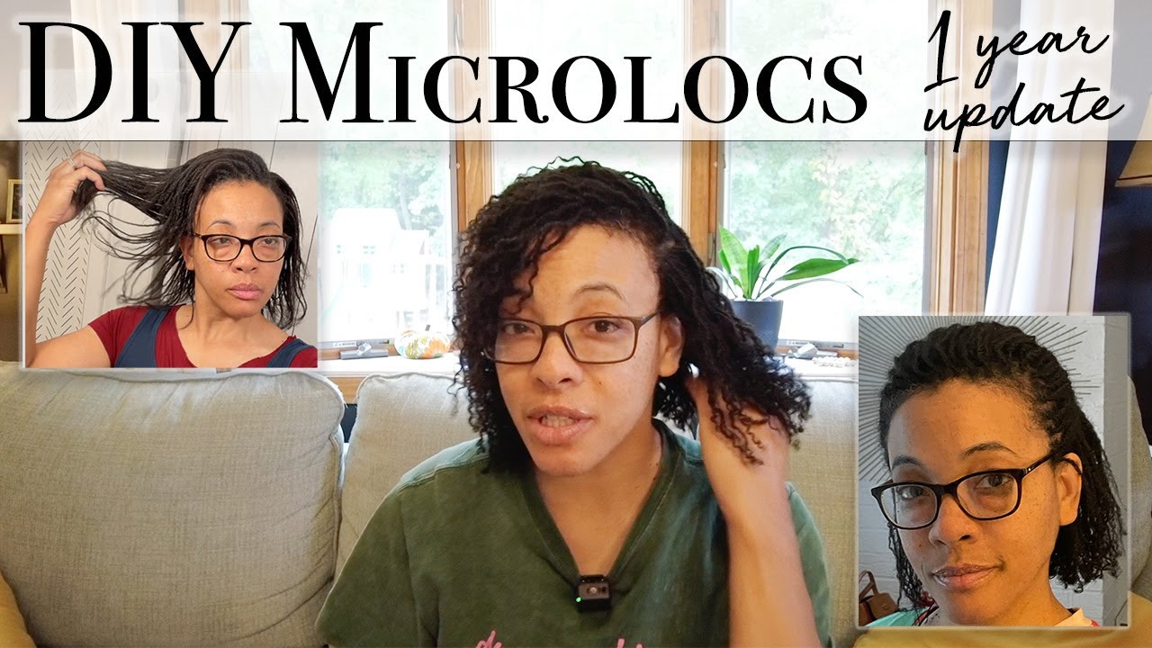 1-Year DIY Microlocs Update with pictures/videos