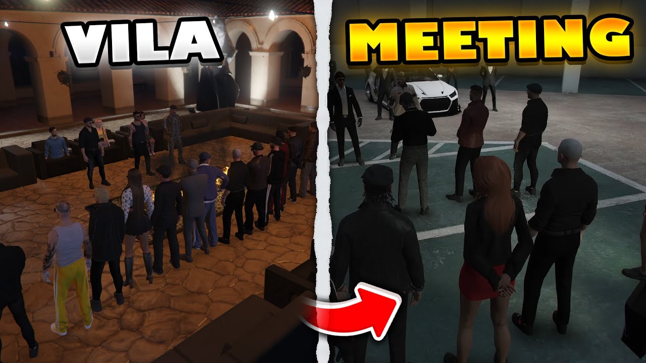 NOVEJ ZAČÁTEK NOVÁ VILA / MEETING KTERÝ NEDOPADL?! | COMMUNITY RP