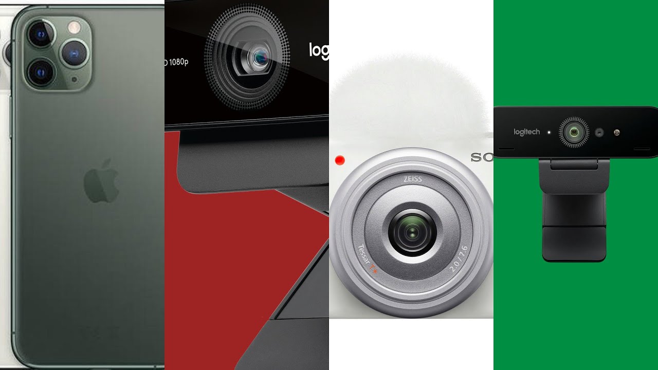 Webcam shootout! ZV-1F vs. iPhone 11 Pro vs. Logitech c922 vs. BRIO