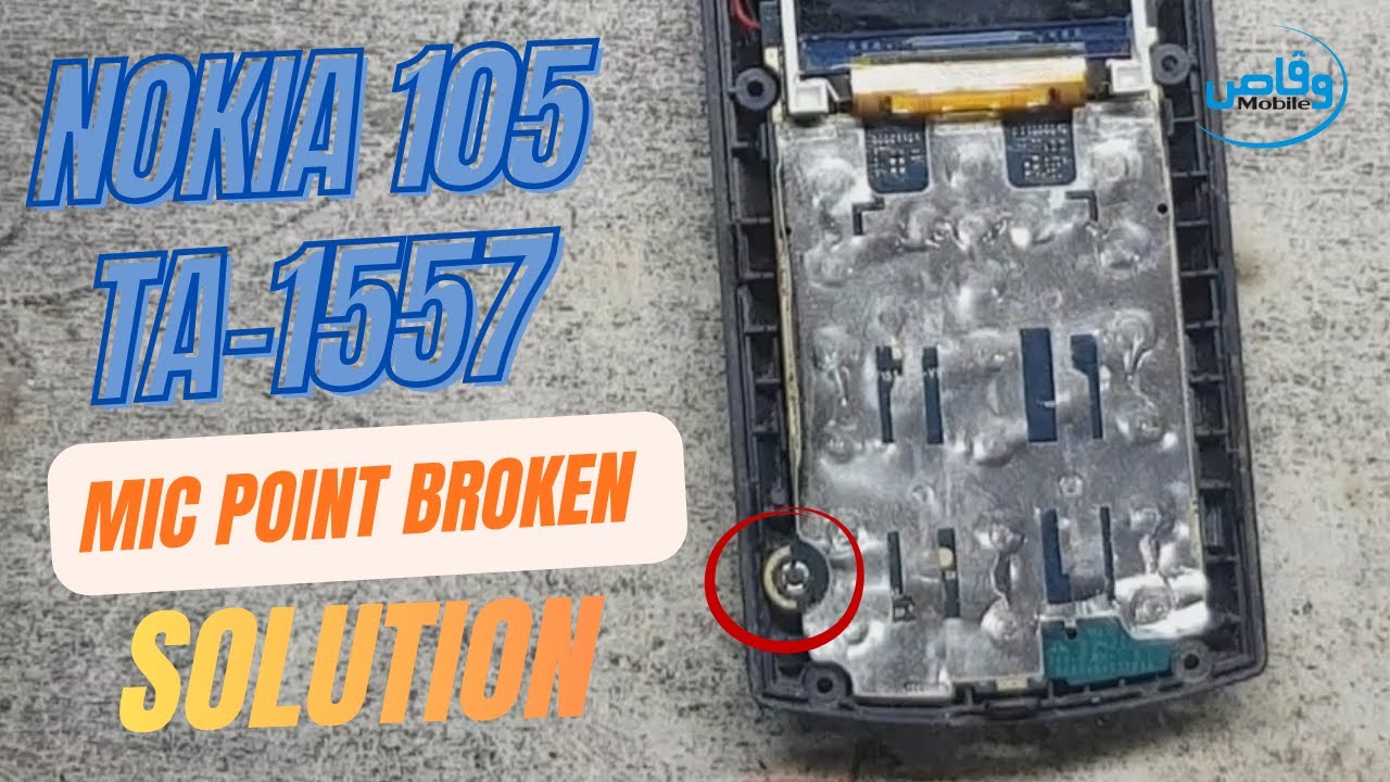 Nokia TA-1557 Mic Point Broken Solution | Mic Not Working Jumper Fix | 100% Working by waqas mobile