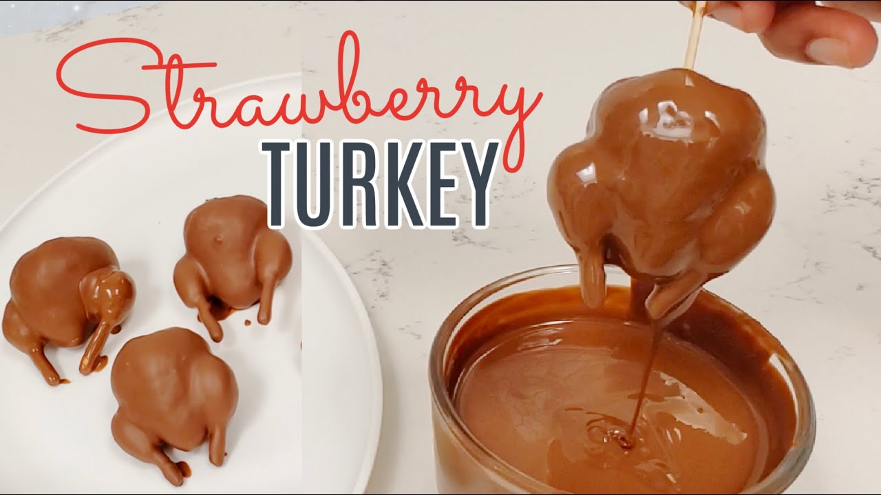 How its made? Strawberry turkey | Turkey dessert fot thanksgiving