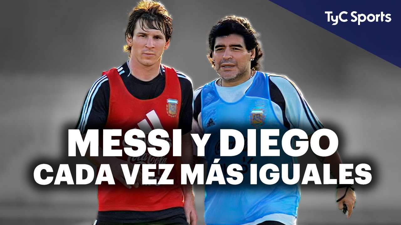 MESSI Y MARADONA, CADA VEZ MÁS IGUALES 🔥 INCREÍBLES COINCIDENCIAS ENTRE LOS MEJORES DE LA HISTORIA