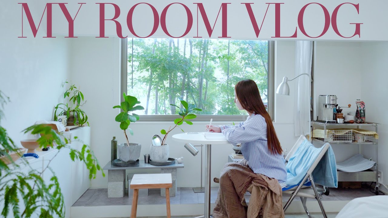 MY ROOM VLOG｜秋の始まりに心を整える｜遠出してリフレッシュする平日｜UNIQLO. H&M購入品とシール帳