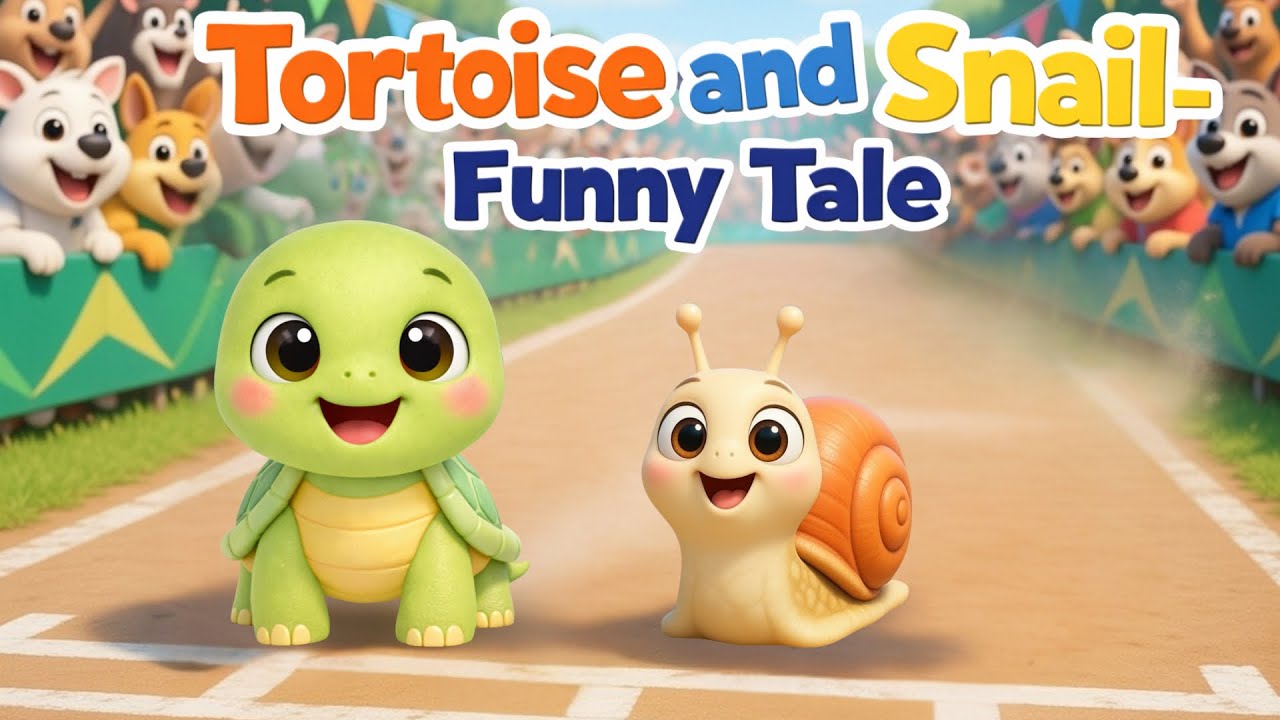 Tortoise and Snail – Funny Tale 🐢🐌 | Kids Moral Rhyme| Mini Machas