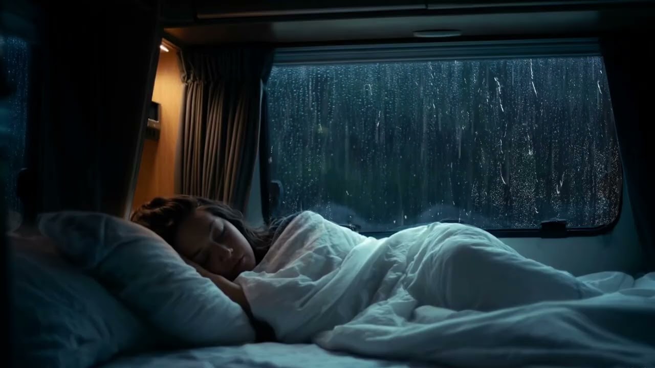 Deep Sleep Rainstorm 🌧🌙 | Relaxing Night Rain Sounds for Stress Relief