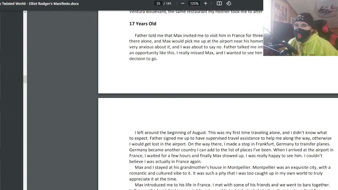 Osiris's My Twisted World Live Reading Part 5
