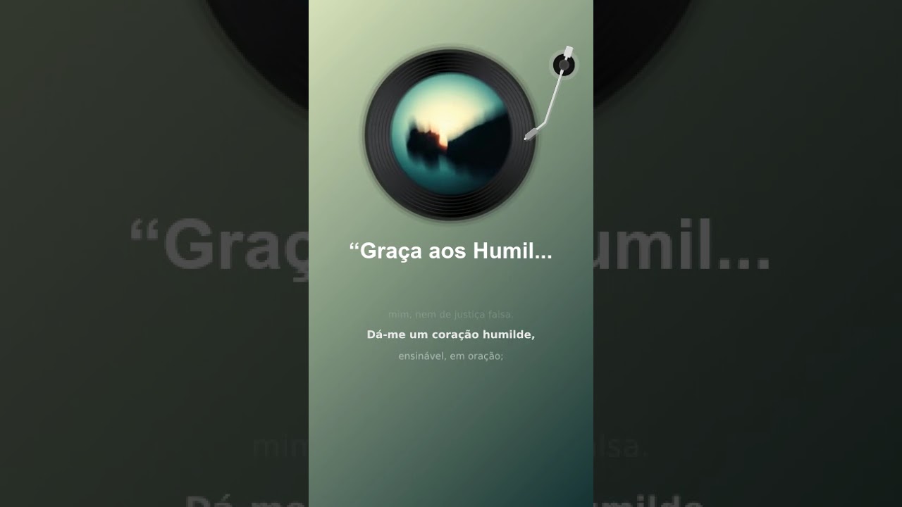 “Graça aos Humildes”