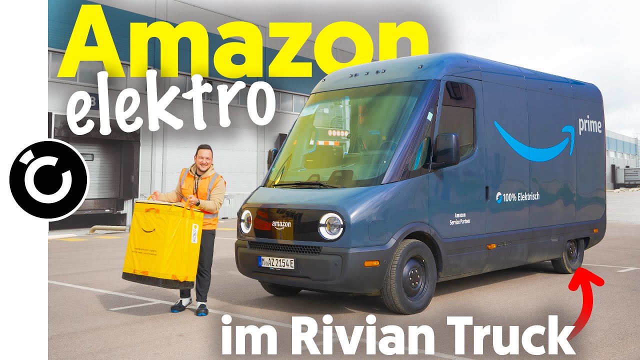 unterwegs im RIVIAN Transporter von Amazon - geht's rein elektrisch?