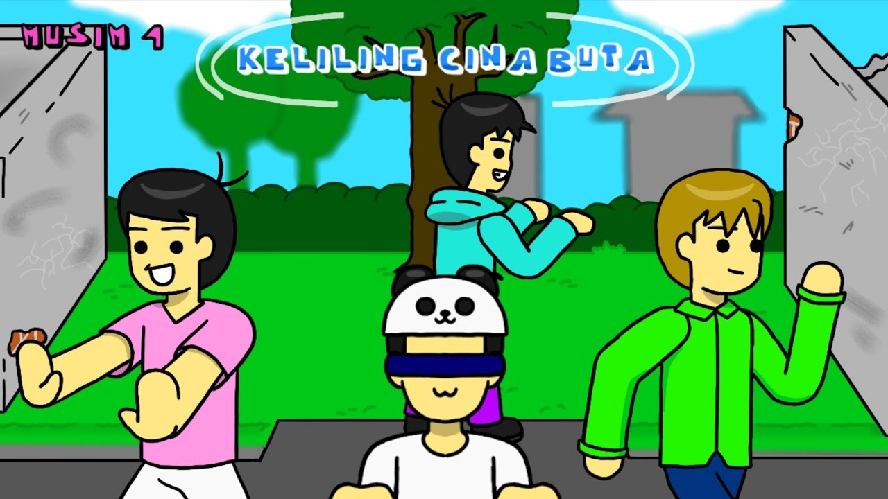 Keliling Cina buta | animasi lucu