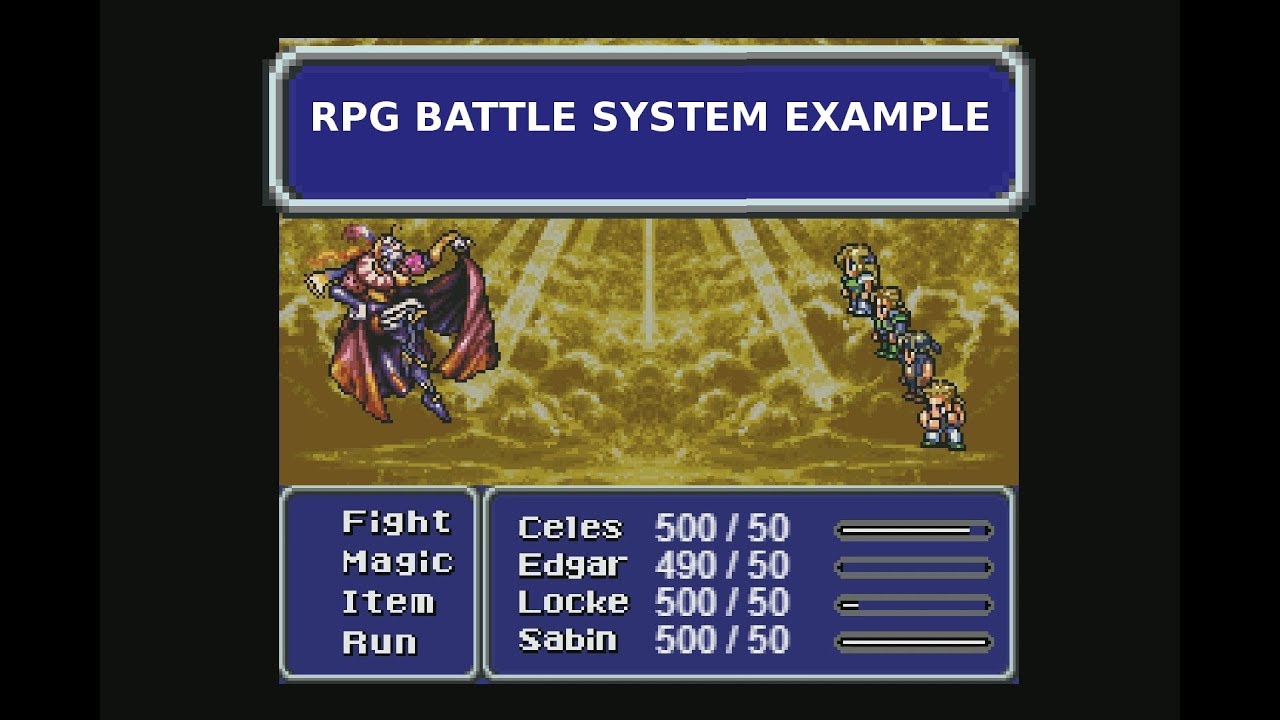 GDevelop 5 Tutorial/Example - RPG Battle System