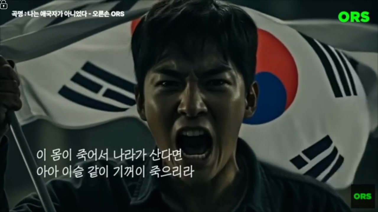 나는 애국자가 아니었다 - 대한민국을 사랑하는 모든 분들께 이 노래를 바칩니다