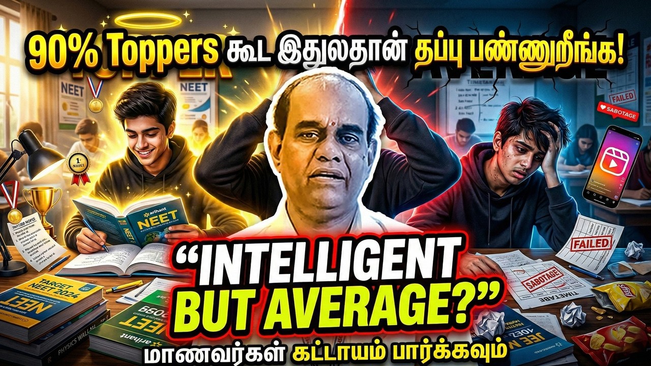 Why Intelligent Students Stay Average | Hidden Self Sabotage Destroying NEET & JEE Success