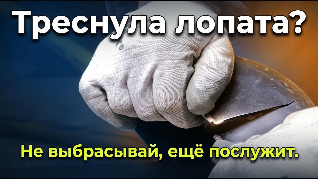 Ремонт пластиковой лопаты для снега