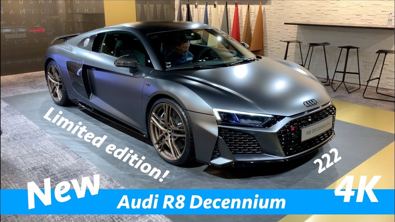 Audi R8 Decennium 2020 - первый взгляд на 4K | Только 222 модели лимитированной серии!