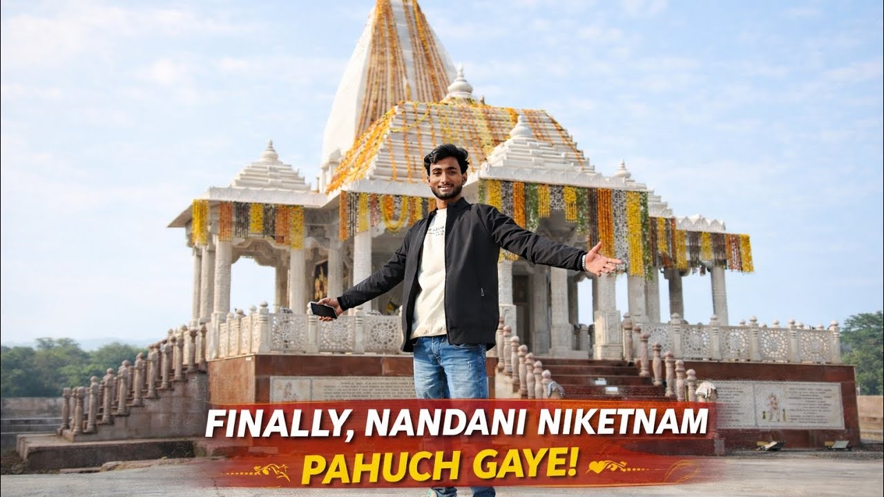 Finally Nandani Niketnam 🛕⛩️ panhuch gaye ❤️ l 