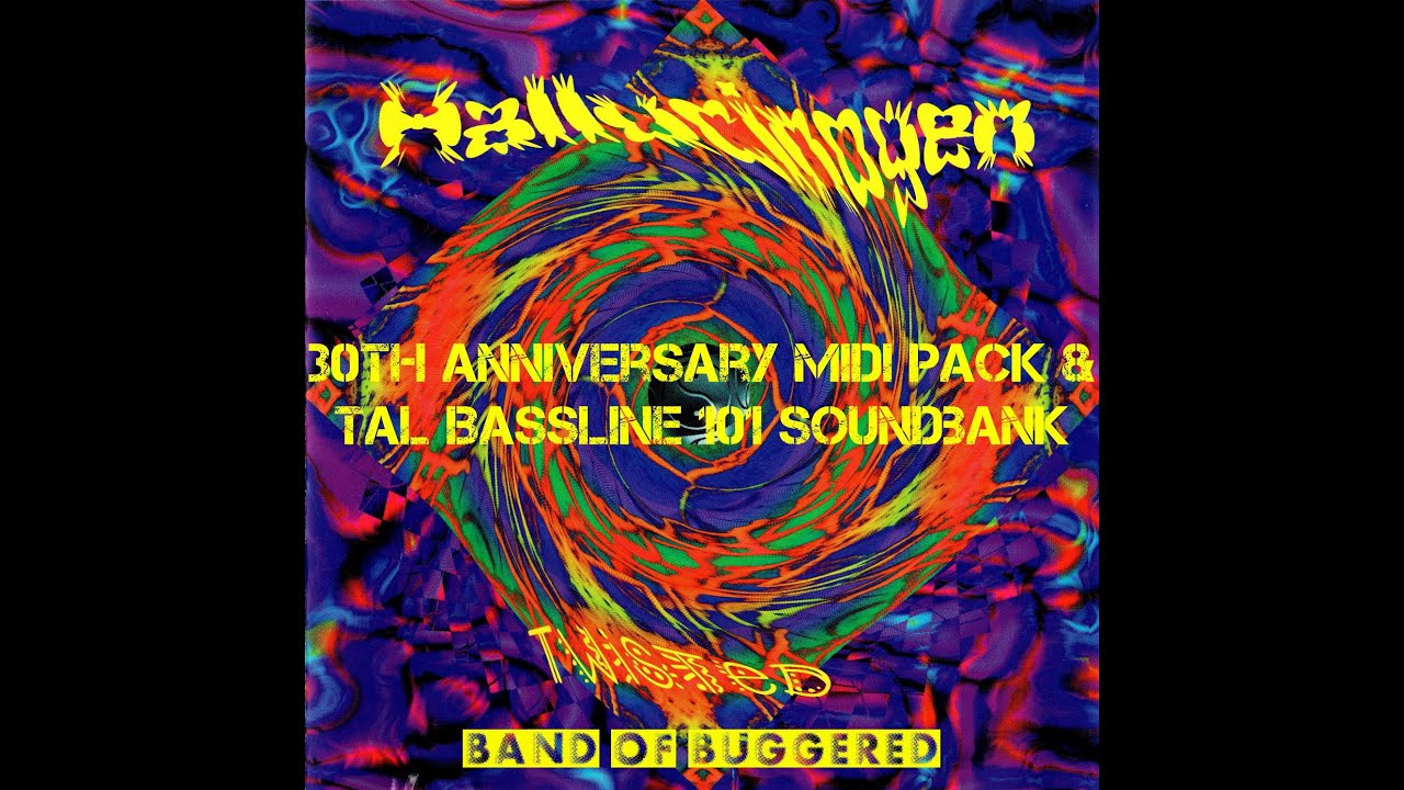 Hallucinogen - Twisted (30th Anniversary Midi Pack & TAL Bassline 101 Soundset) - Audio Demos