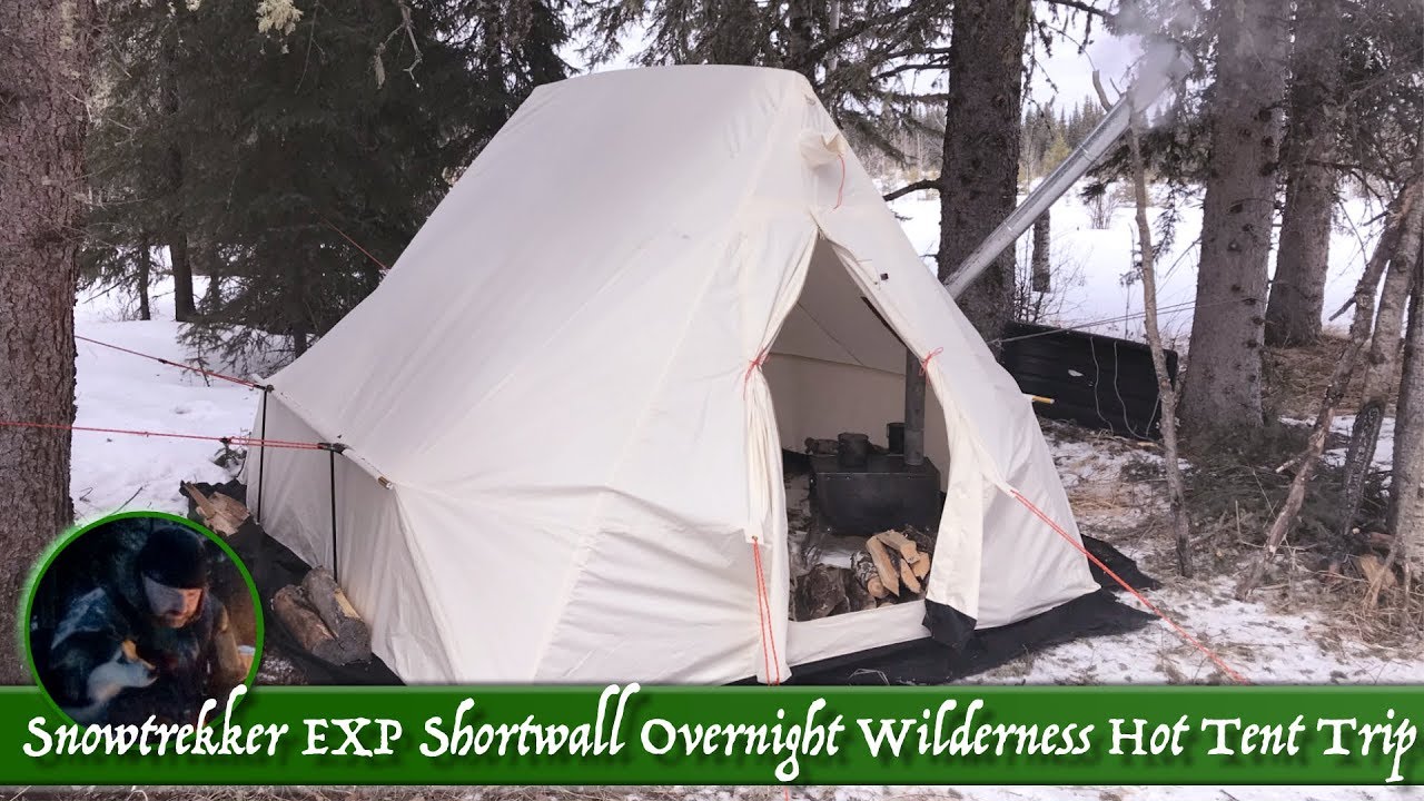 Snowtrekker EXP Shortwall Overnight Wilderness Hot Tent Trip