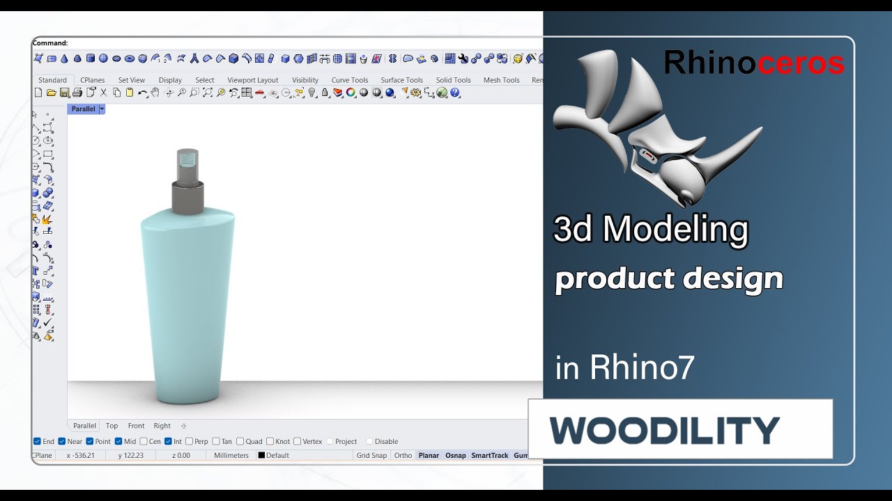 rhino tutorial- product design 3d modeling