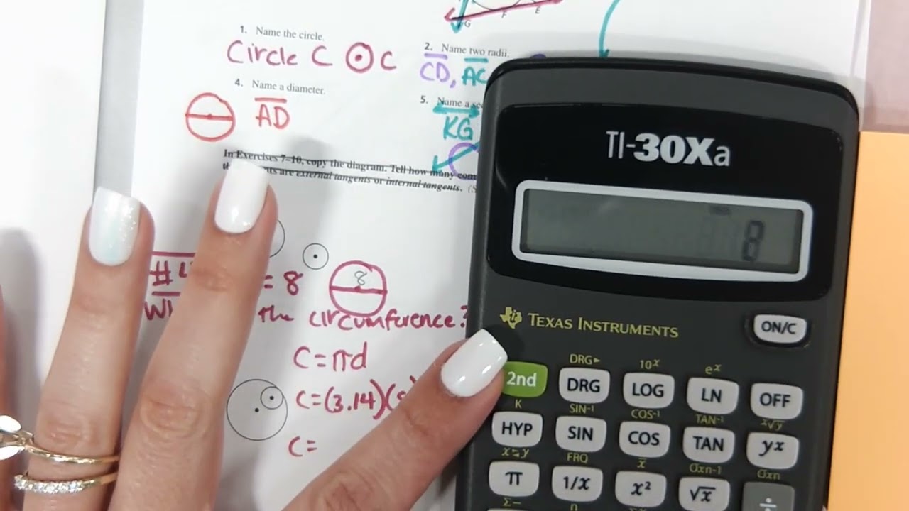 Pg 833, 834, 835 Lesson 10.1 Lines and Segments that Intersect Circles| Big Ideas Textbook|