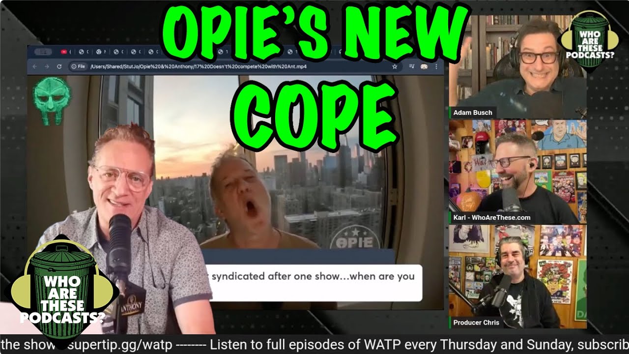 Anthony Cumia's Show Gets SYNDICATION! Opie Changes His Tune Immediately!