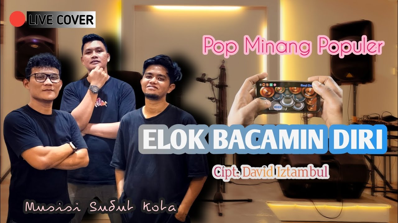 DRUM HAPE 🥁 LAGU MINANG POPULER | ELOK BACAMIN DIRI - DAVID IZTAMBUL | MUSISI SUDUT KOTA | COVER